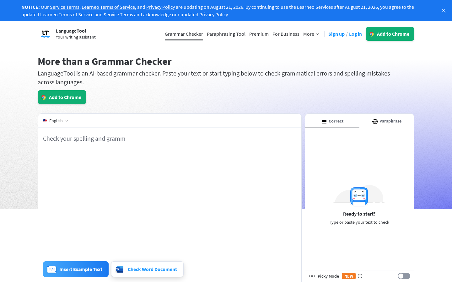 languagetool screenshot