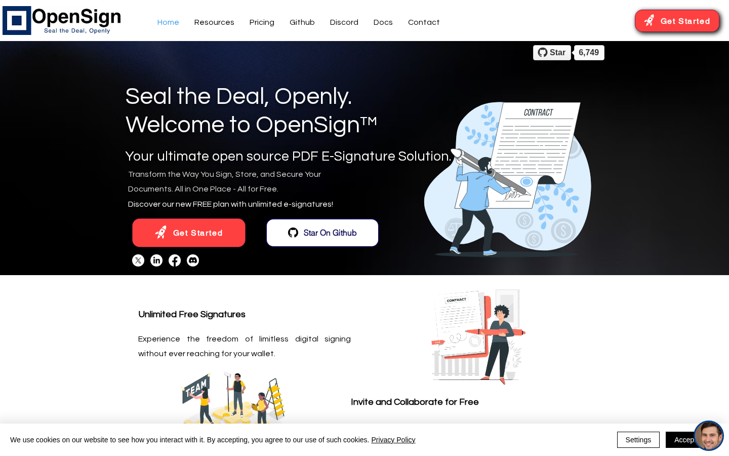 OpenSign screenshot