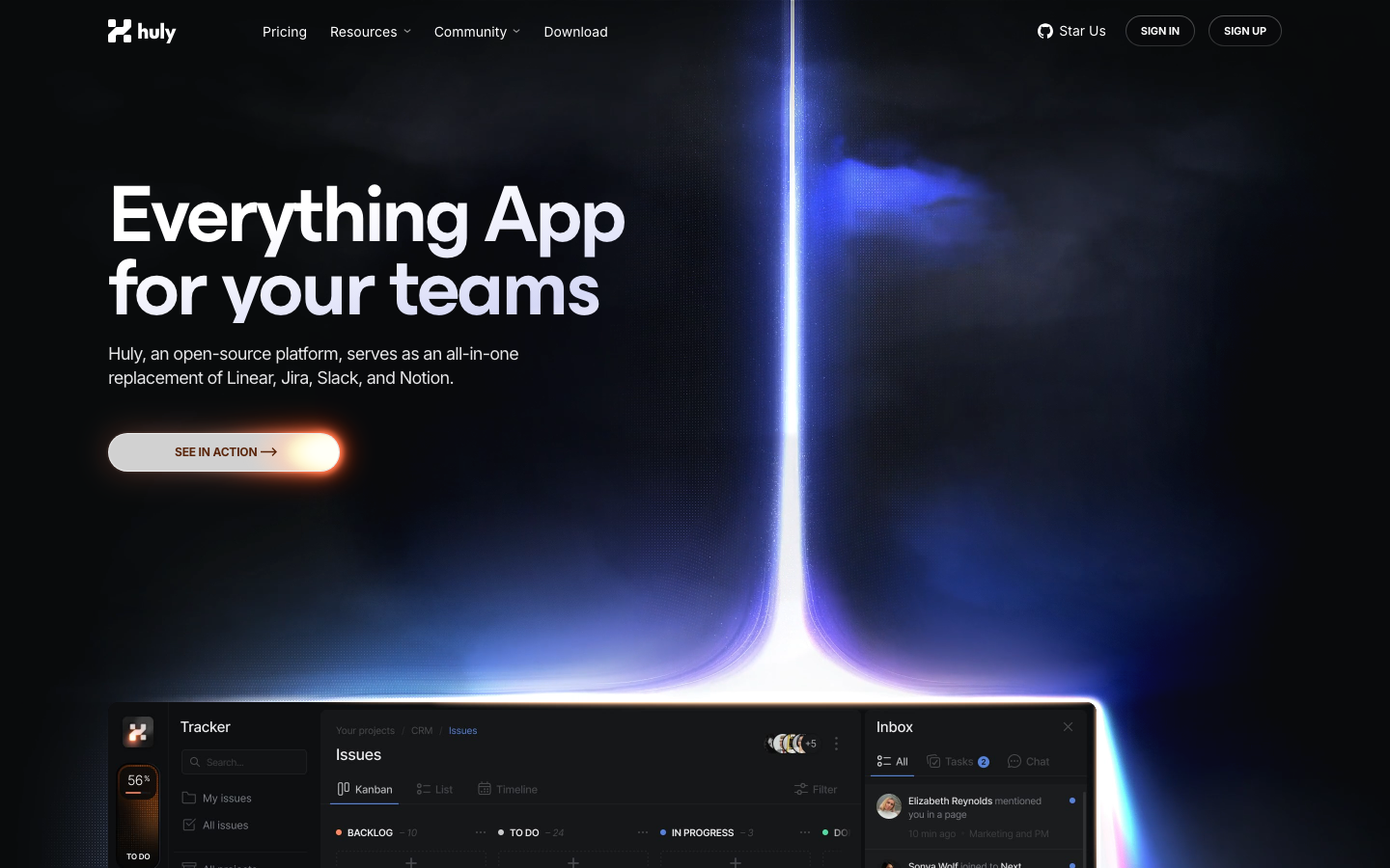 platform screenshot