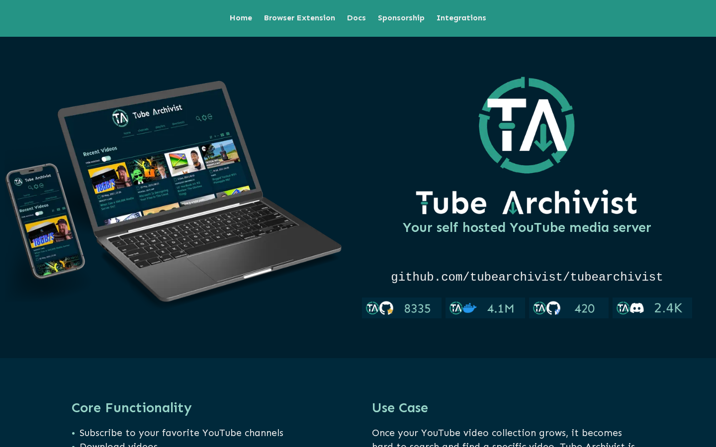 tubearchivist screenshot
