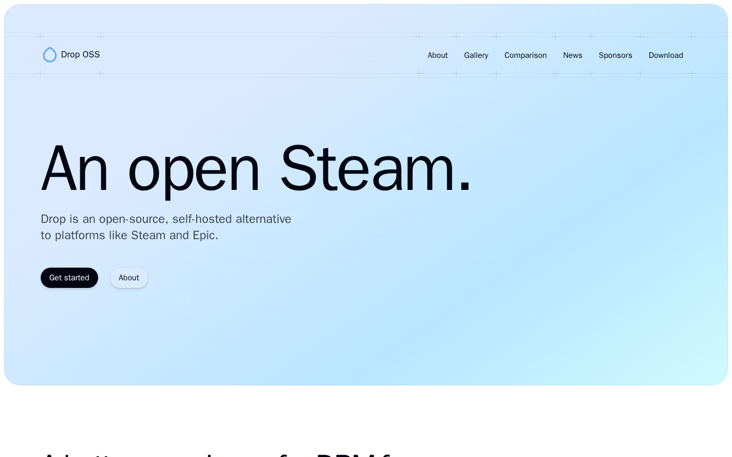drop screenshot
