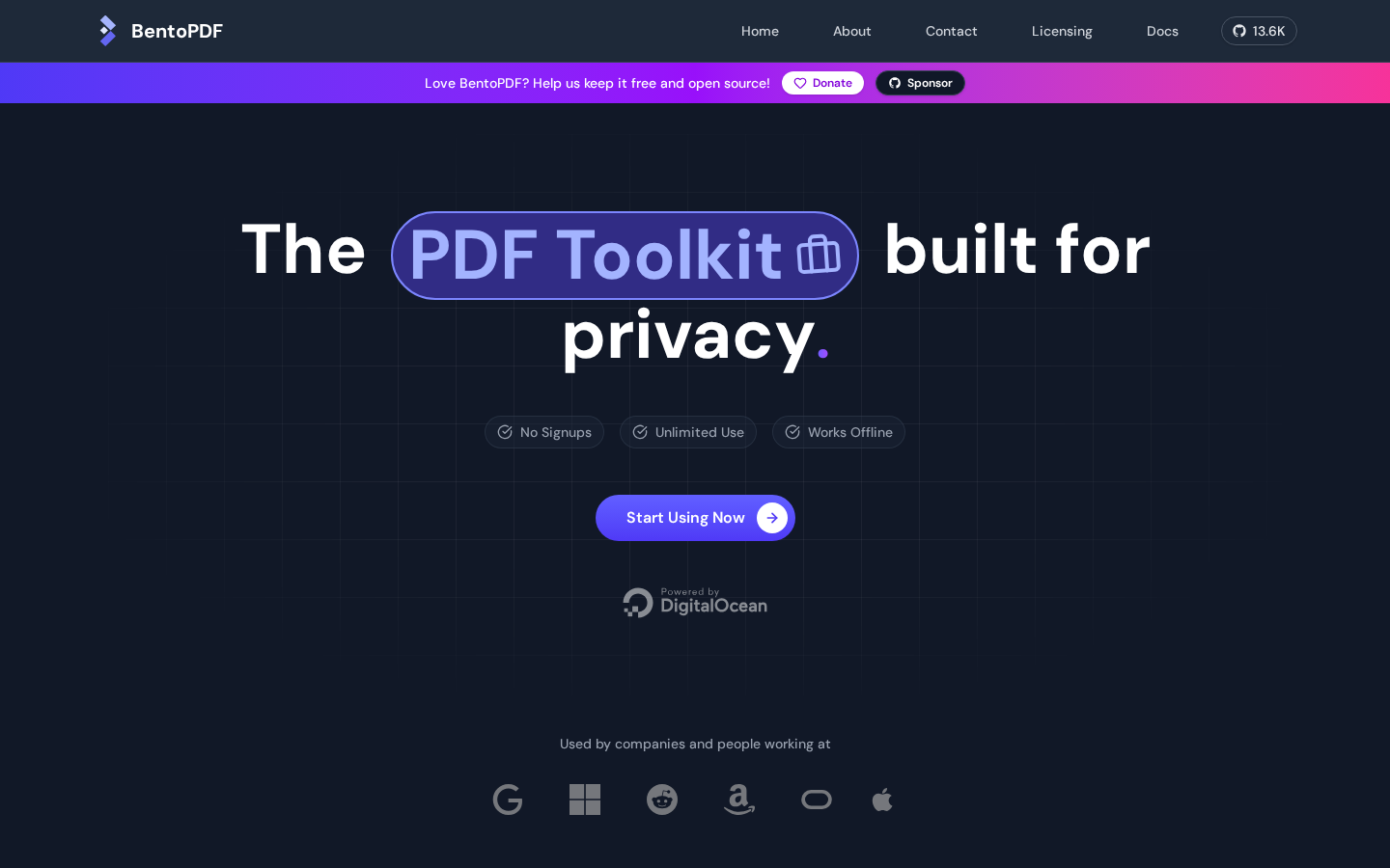 bentopdf screenshot