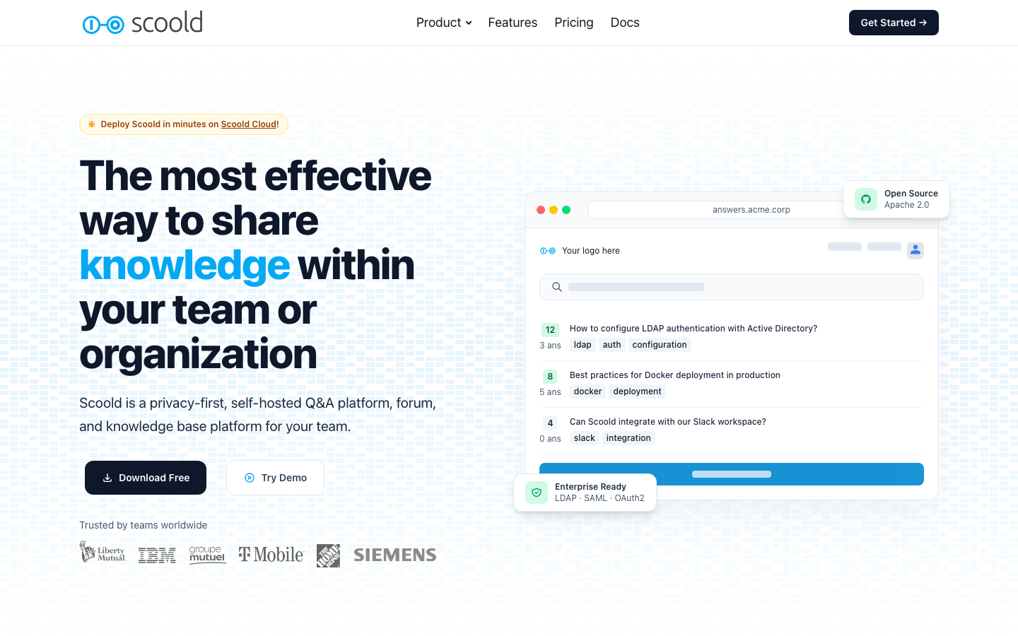 scoold screenshot