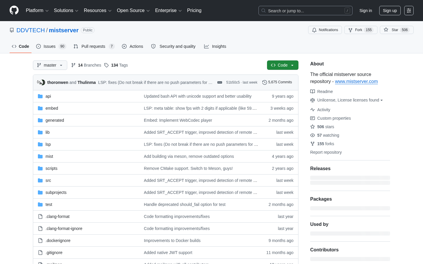 mistserver screenshot