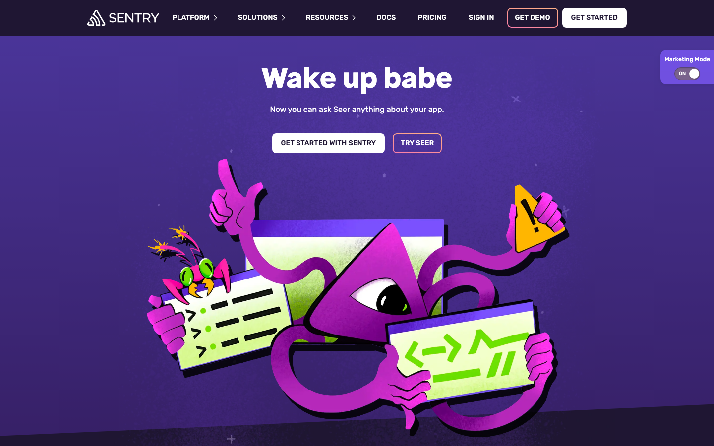 sentry screenshot
