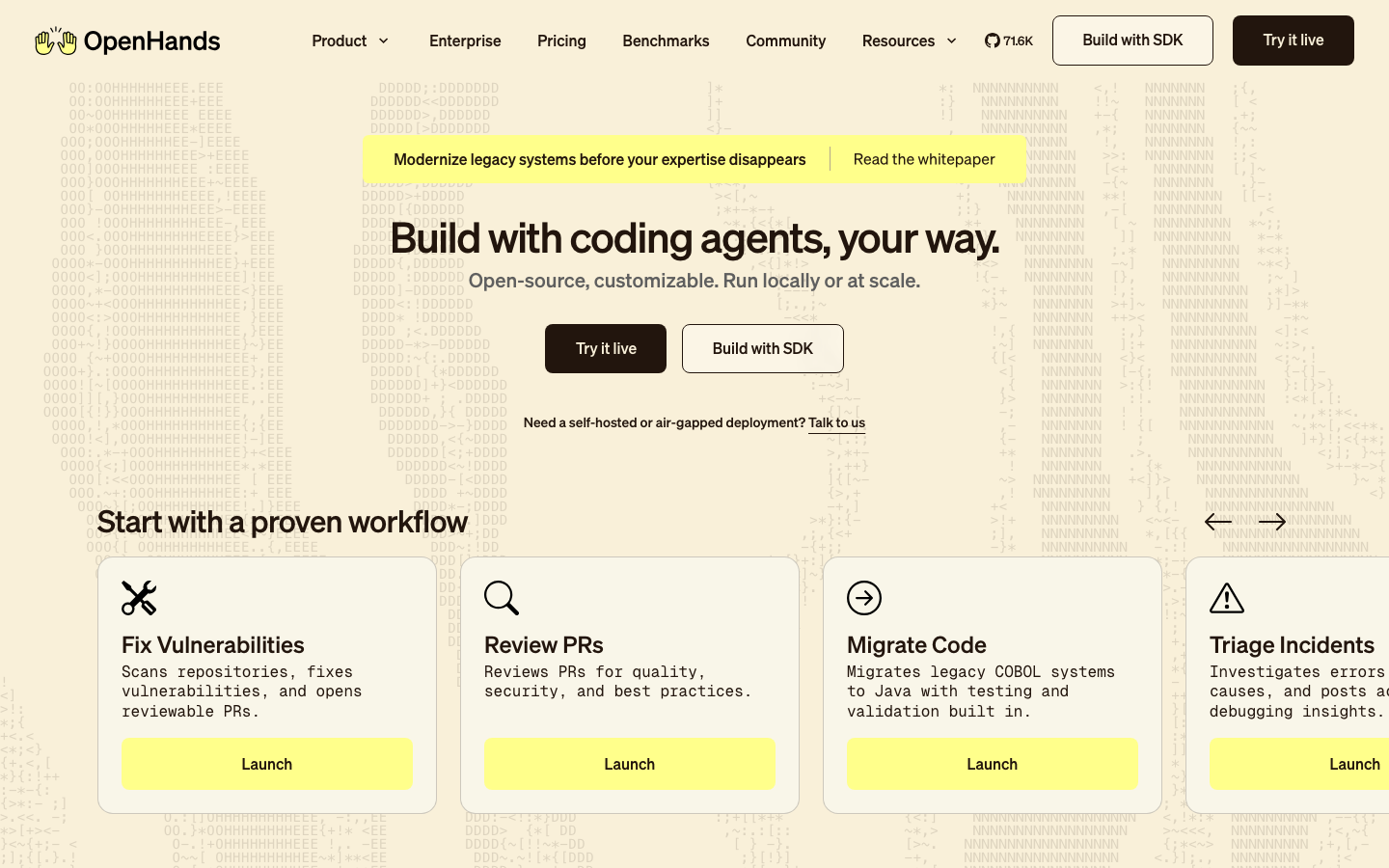 OpenHands screenshot