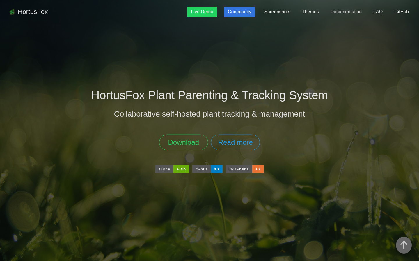 hortusfox-web screenshot
