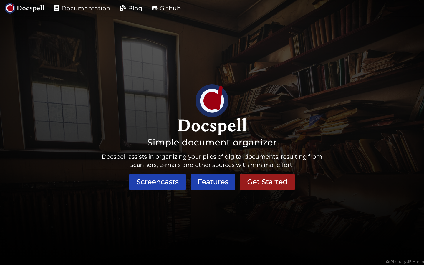 docspell screenshot