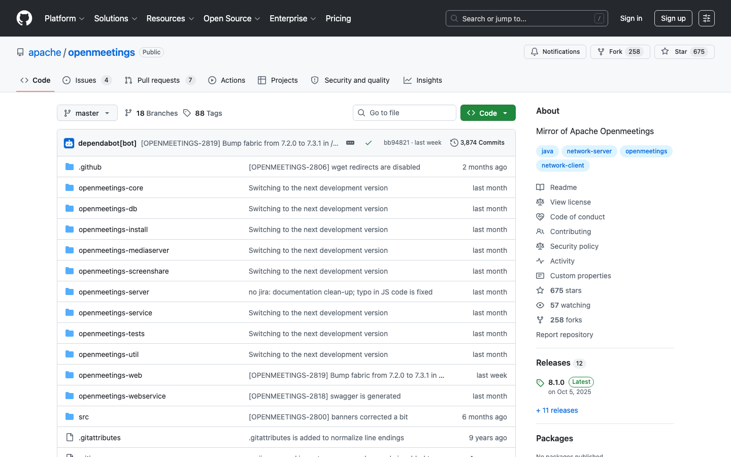 openmeetings screenshot