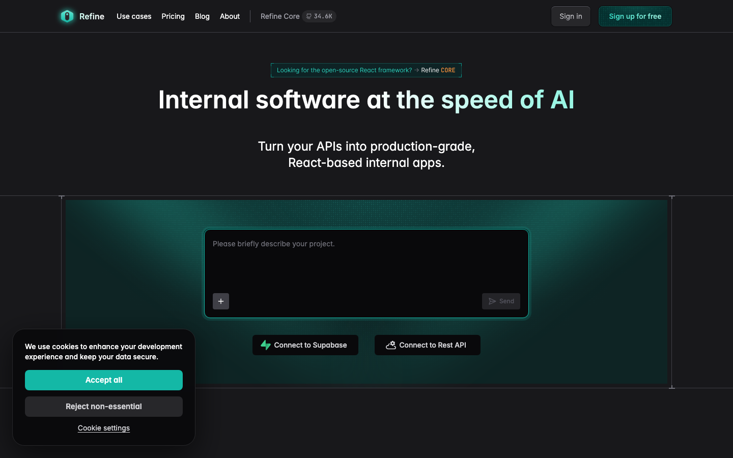 refine screenshot