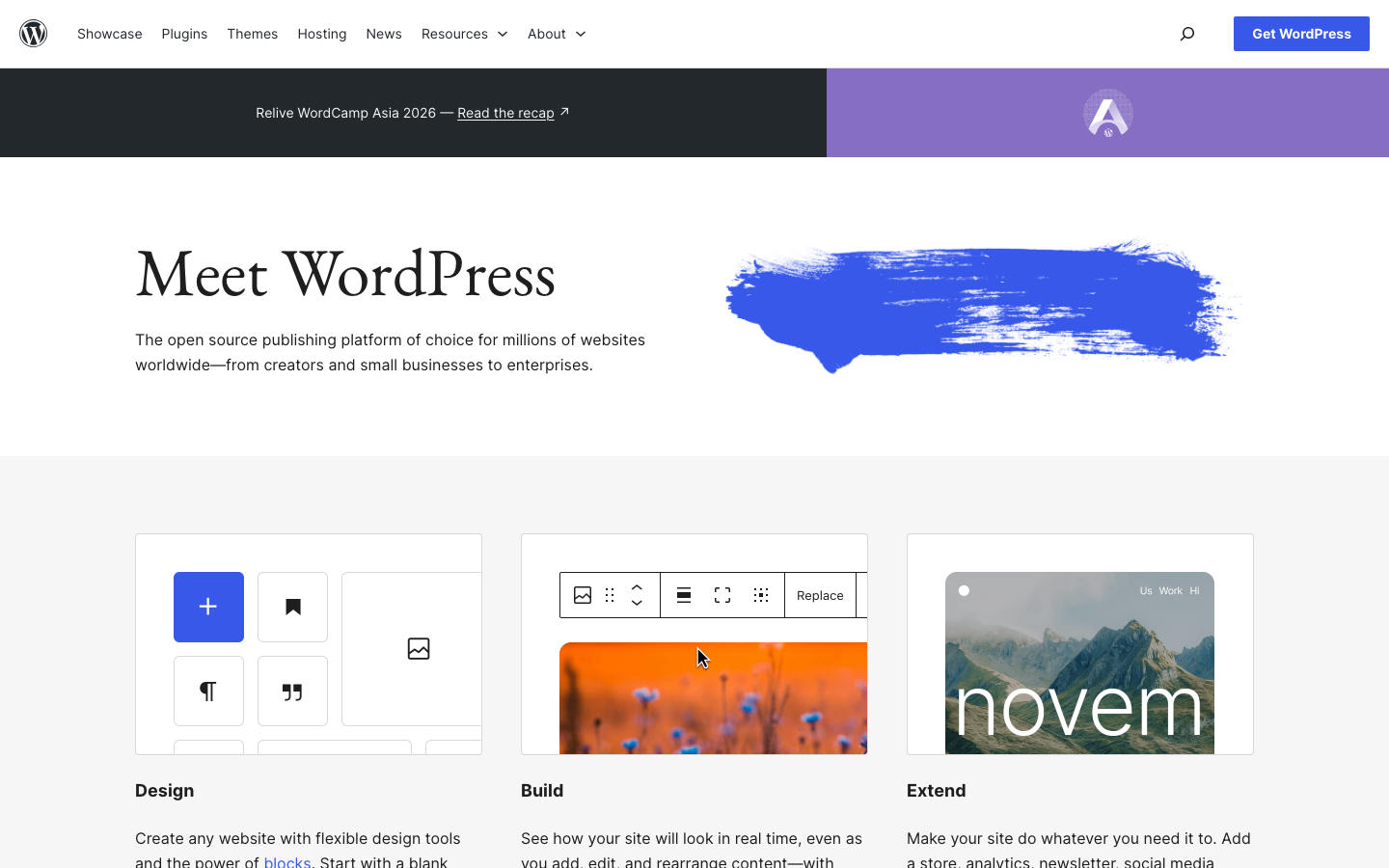 WordPress screenshot