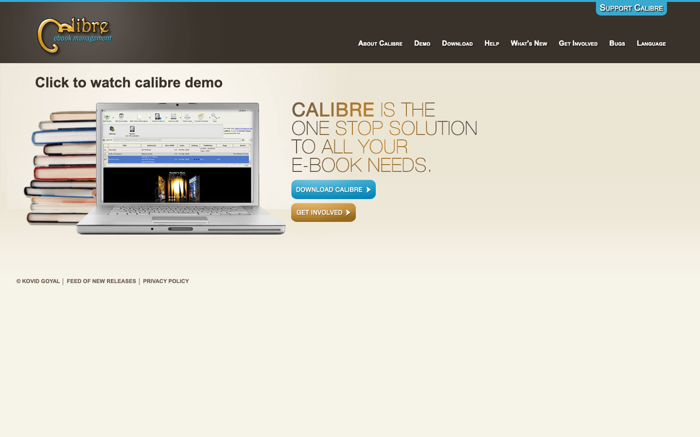 calibre screenshot