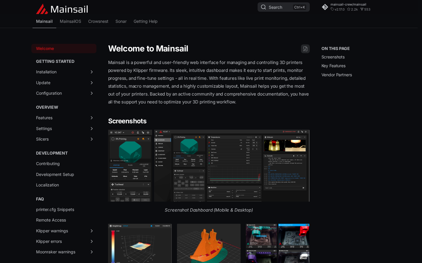 mainsail screenshot