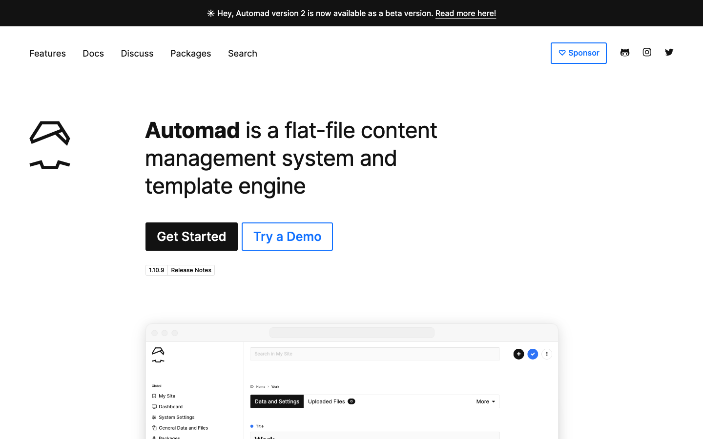automad screenshot
