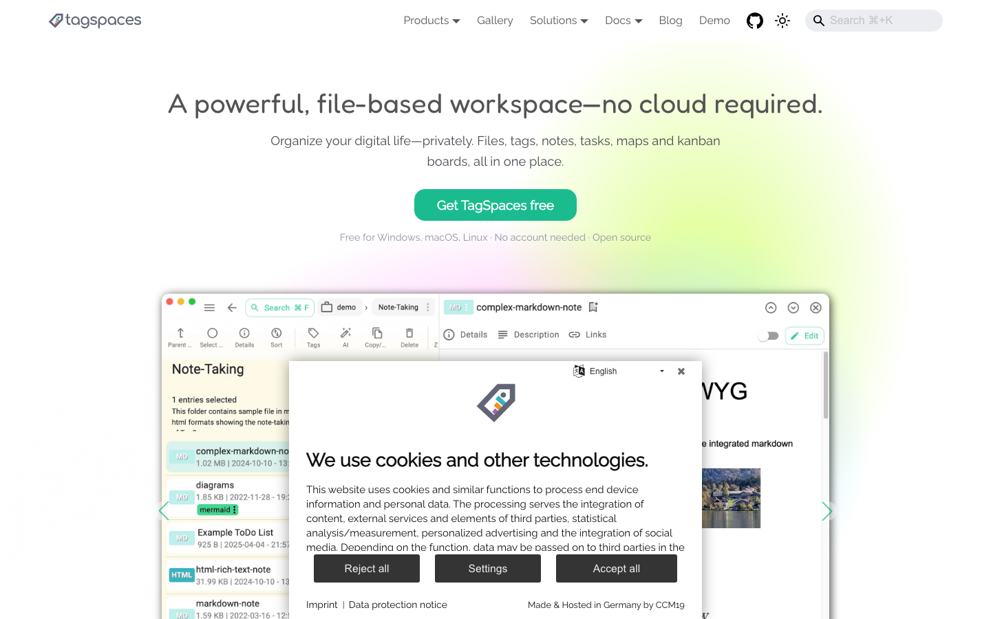 tagspaces screenshot
