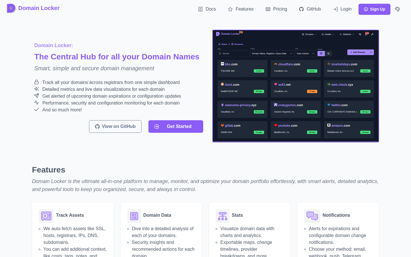 domain-locker screenshot