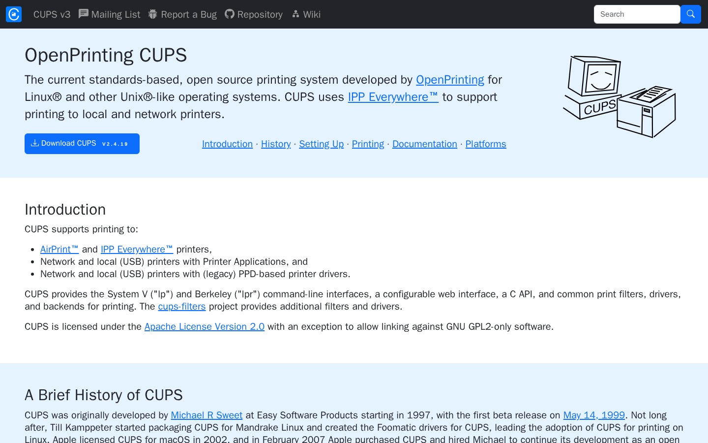 cups screenshot
