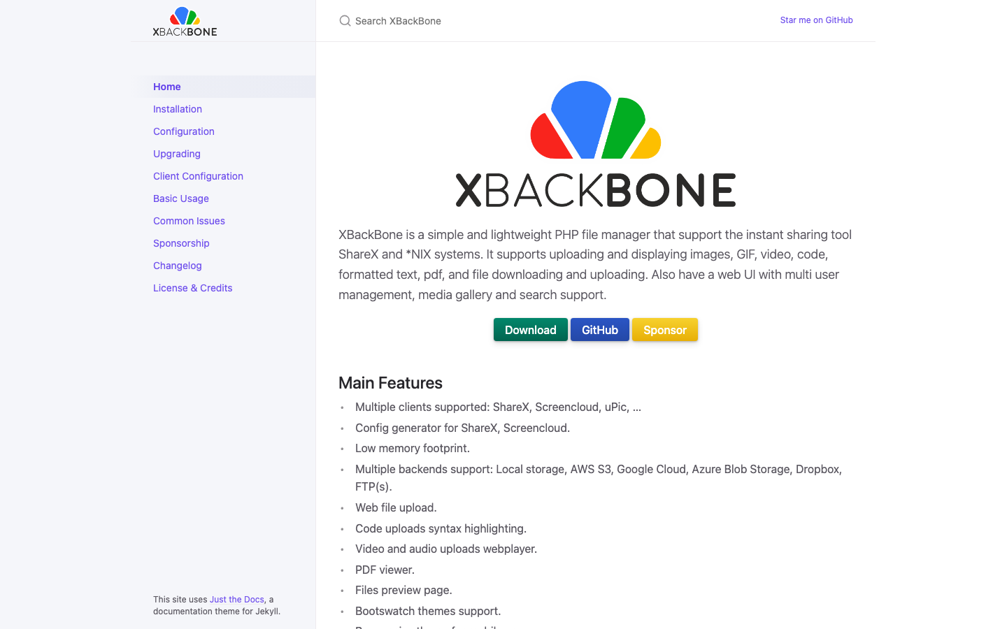 XBackBone