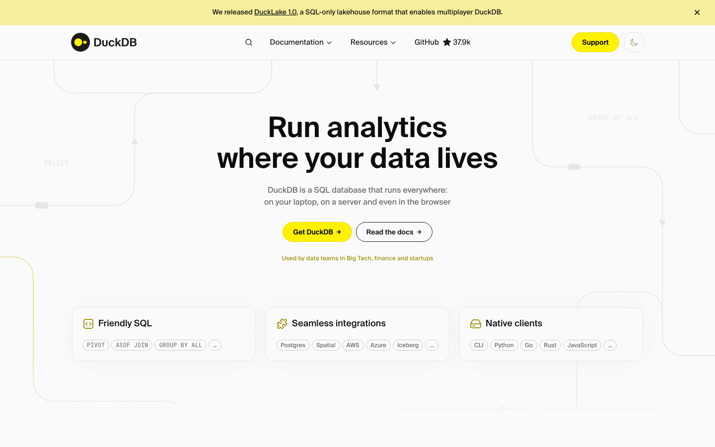 duckdb screenshot