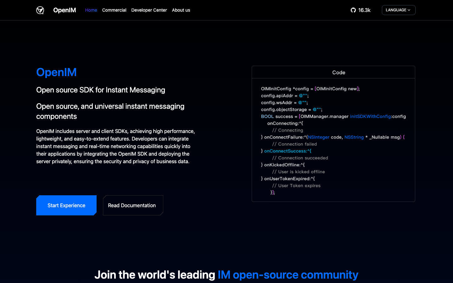 open-im-server screenshot