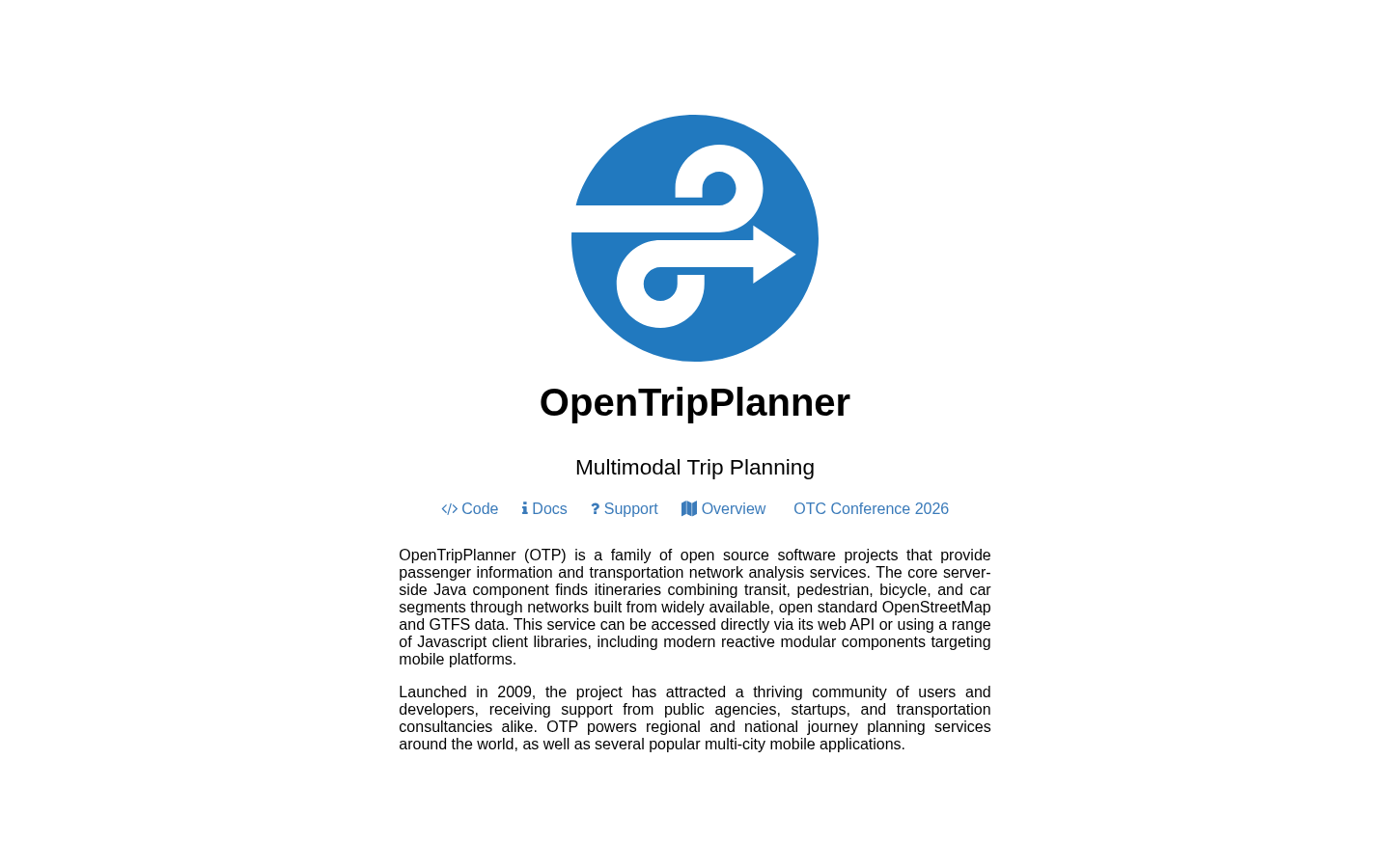OpenTripPlanner