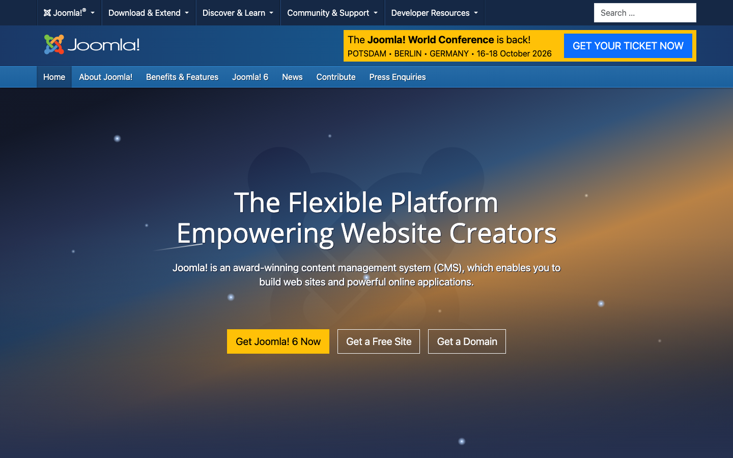 joomla-cms screenshot
