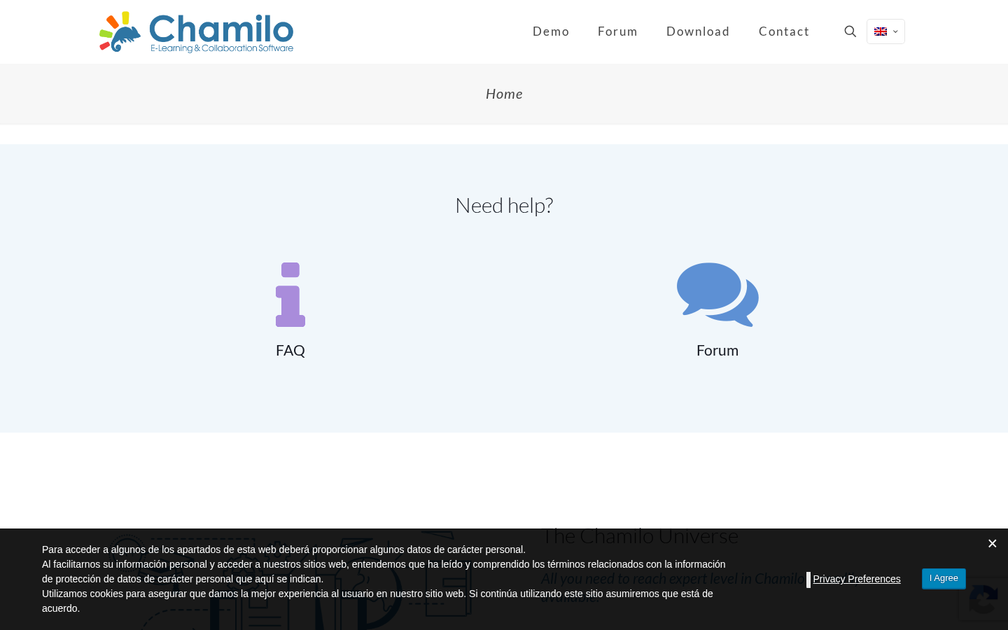 chamilo-lms screenshot