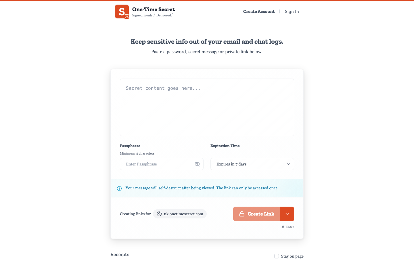 onetimesecret