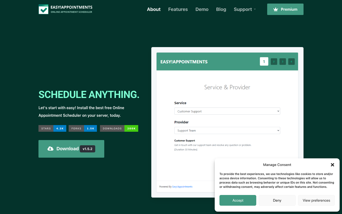 easyappointments screenshot