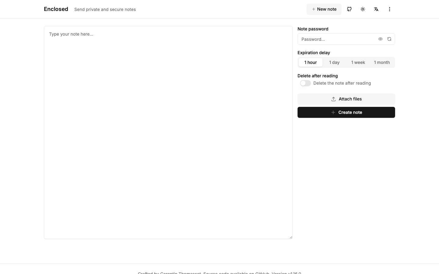 enclosed screenshot