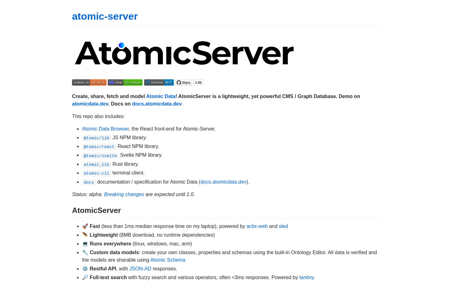atomic-server screenshot