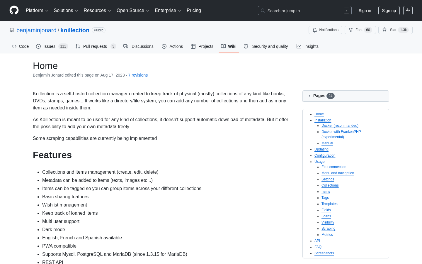 koillection screenshot