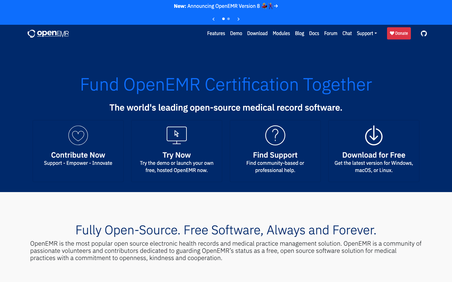 openemr screenshot
