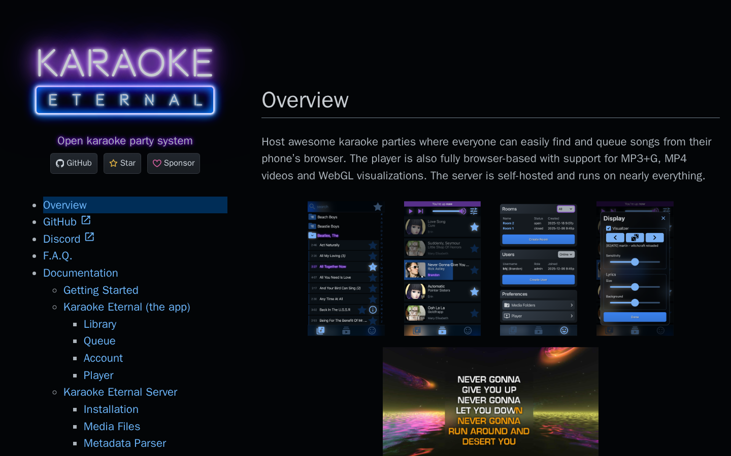 KaraokeEternal screenshot