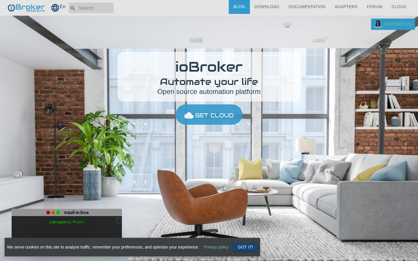 ioBroker screenshot