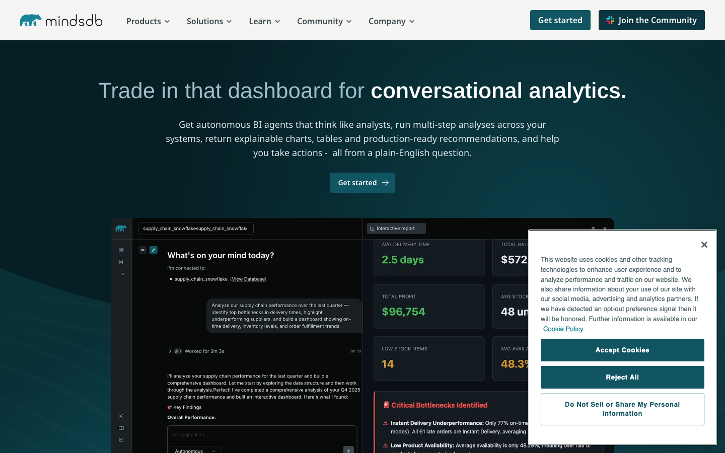 mindsdb screenshot