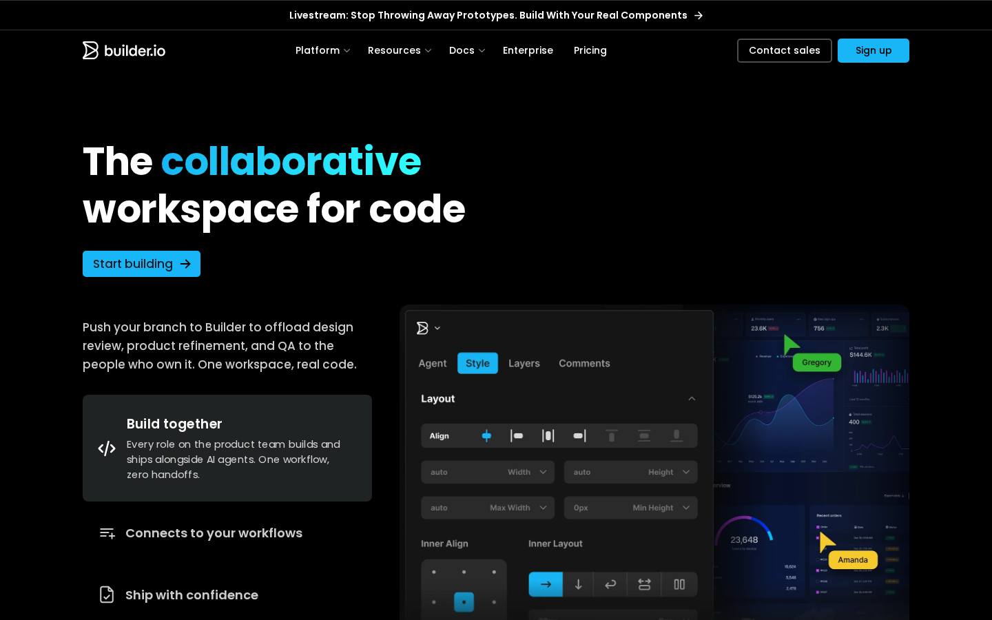builder screenshot