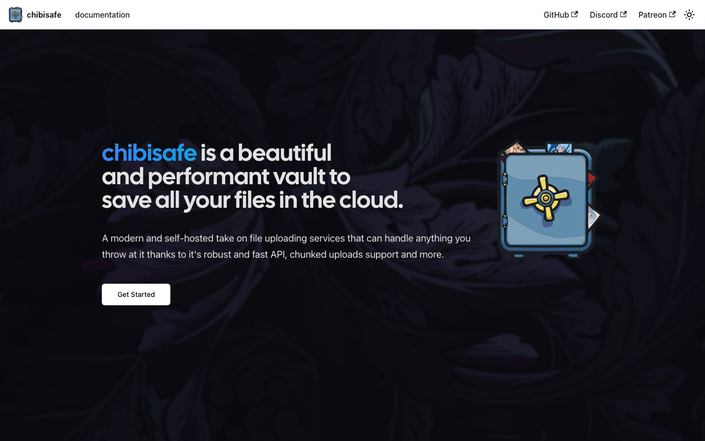 chibisafe screenshot