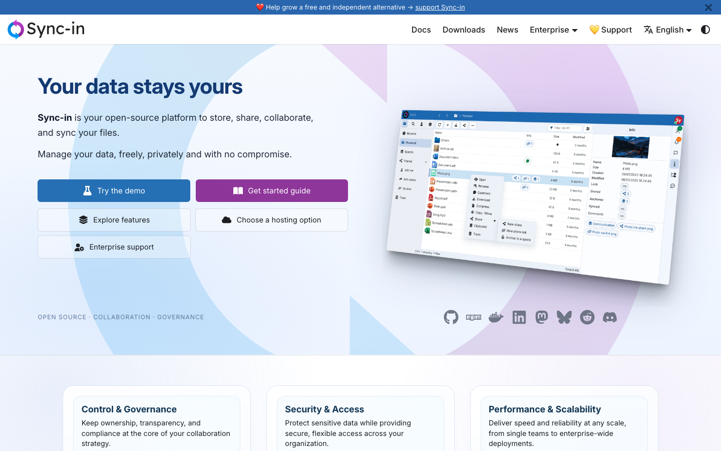 server screenshot